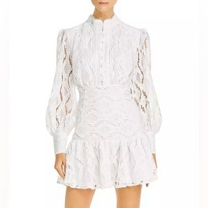BARDOT Remy Lace Long Sleeve Mini Dress
